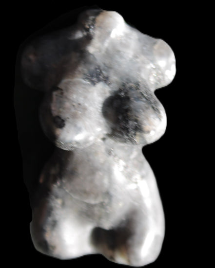 Larvikite Hand-carved crystal goddess 42-47mm 20-30g