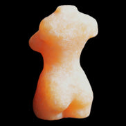 Hand-carved crystal goddess 42-47mm 20-30g in sunlight - Rocks and Things Store