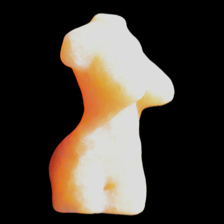 Hand-carved crystal goddess 42-47mm 20-30g in sunlight - Rocks and Things Store