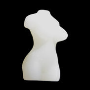 White Afghan Jade Hand-carved crystal goddess 42-47mm 20-30g in sunlight - Rocks and Things Store