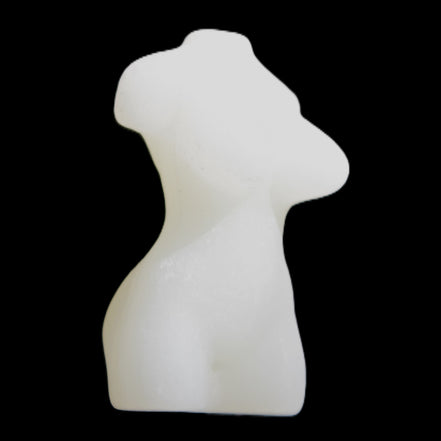 White Afghan Jade Hand-carved crystal goddess 42-47mm 20-30g in sunlight - Rocks and Things Store