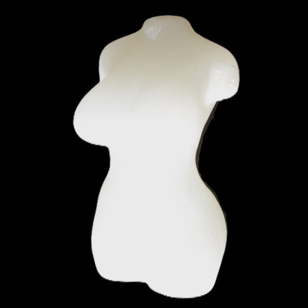White Afghan Jade Hand-carved crystal goddess 42-47mm 20-30g in sunlight - Rocks and Things Store