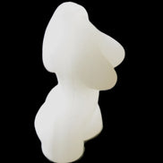 White Afghan Jade Hand-carved crystal goddess 42-47mm 20-30g in sunlight - Rocks and Things Store