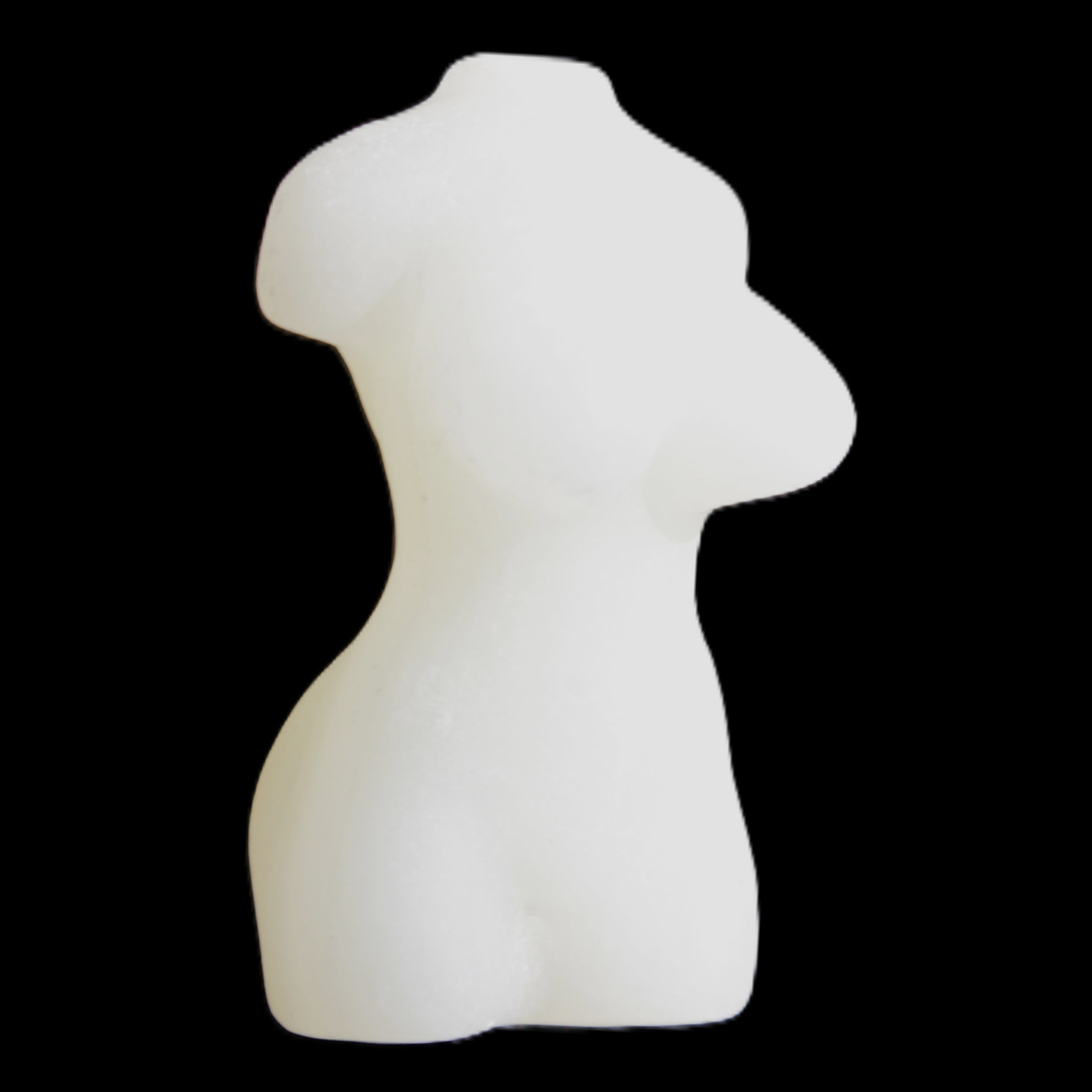 White Afghan Jade Hand-carved crystal goddess 42-47mm 20-30g in sunlight - Rocks and Things Store