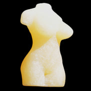 Calcite Hand-carved crystal goddess 42-47mm 20-30g in sunlight - Rocks and Things Store