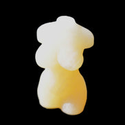 Calcite Hand-carved crystal goddess 42-47mm 20-30g in sunlight - Rocks and Things Store
