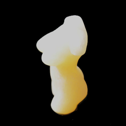 Hand-carved crystal goddess 42-47mm 20-30g in sunlight - Rocks and Things Store