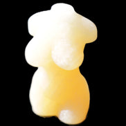 Hand-carved crystal goddess 42-47mm 20-30g in sunlight - Rocks and Things Store