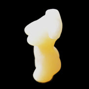 Hand-carved crystal goddess 42-47mm 20-30g in sunlight - Rocks and Things Store