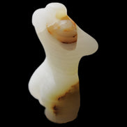 Afghan Jade Hand-carved crystal goddess 42-47mm 20-30g