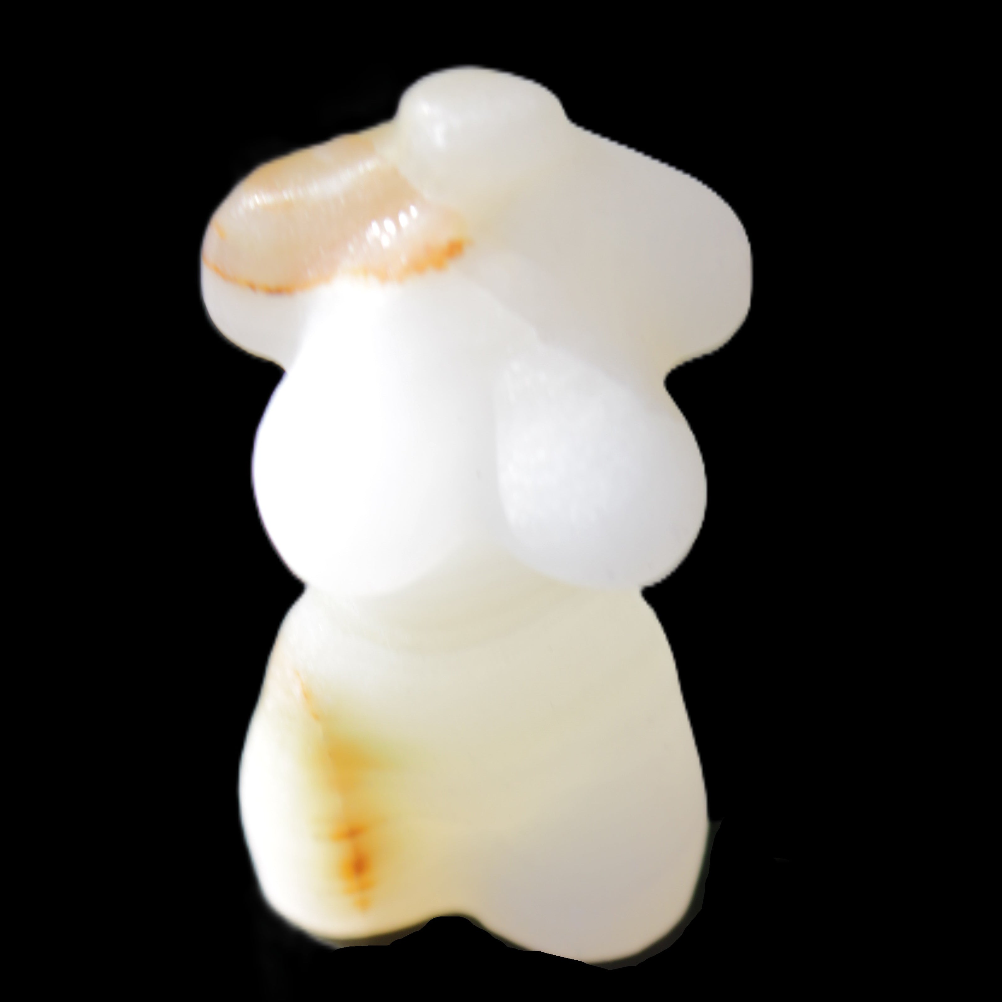 Afghan Jade Hand-carved crystal goddess 42-47mm 20-30g