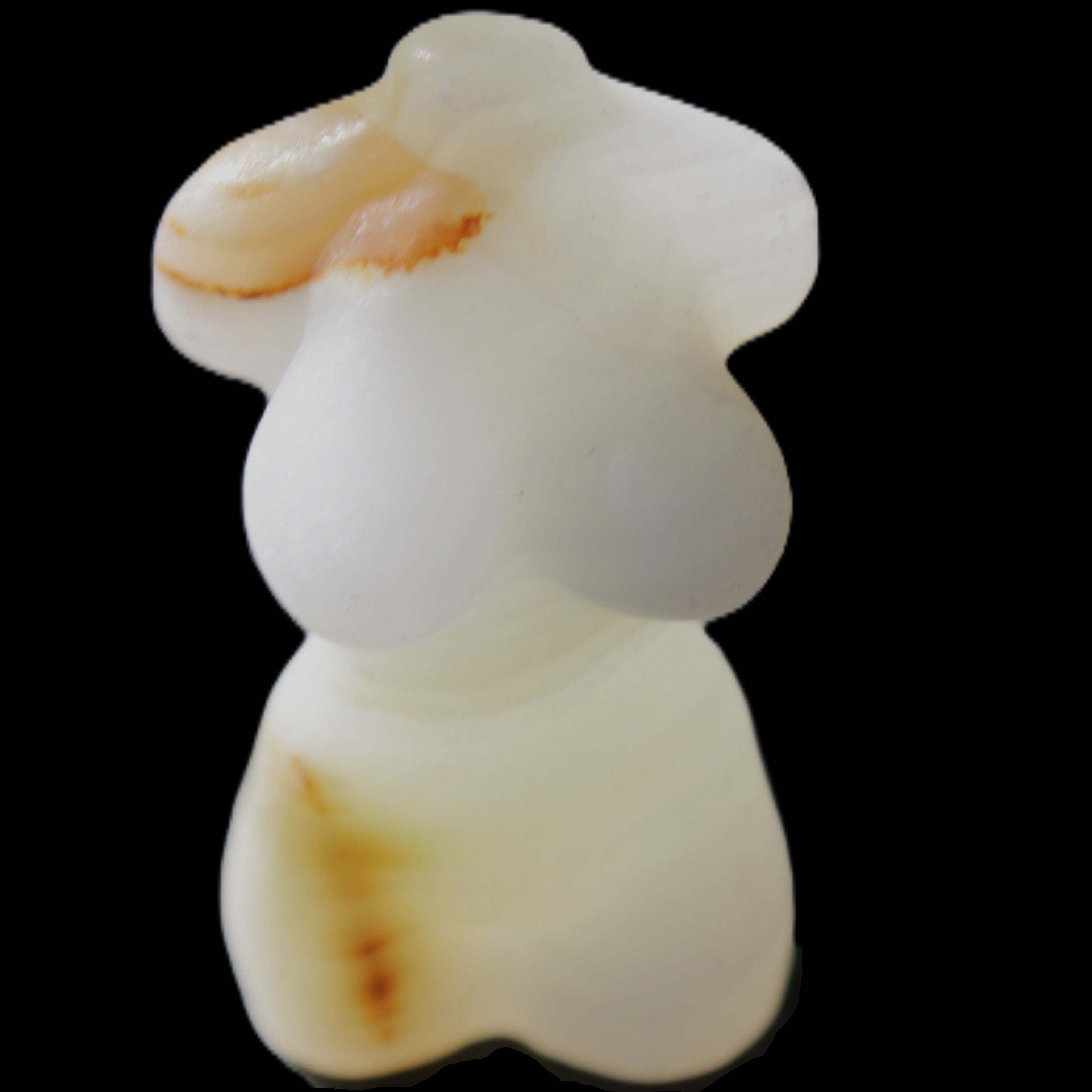 Afghan Jade Hand-carved crystal goddess 42-47mm 20-30g