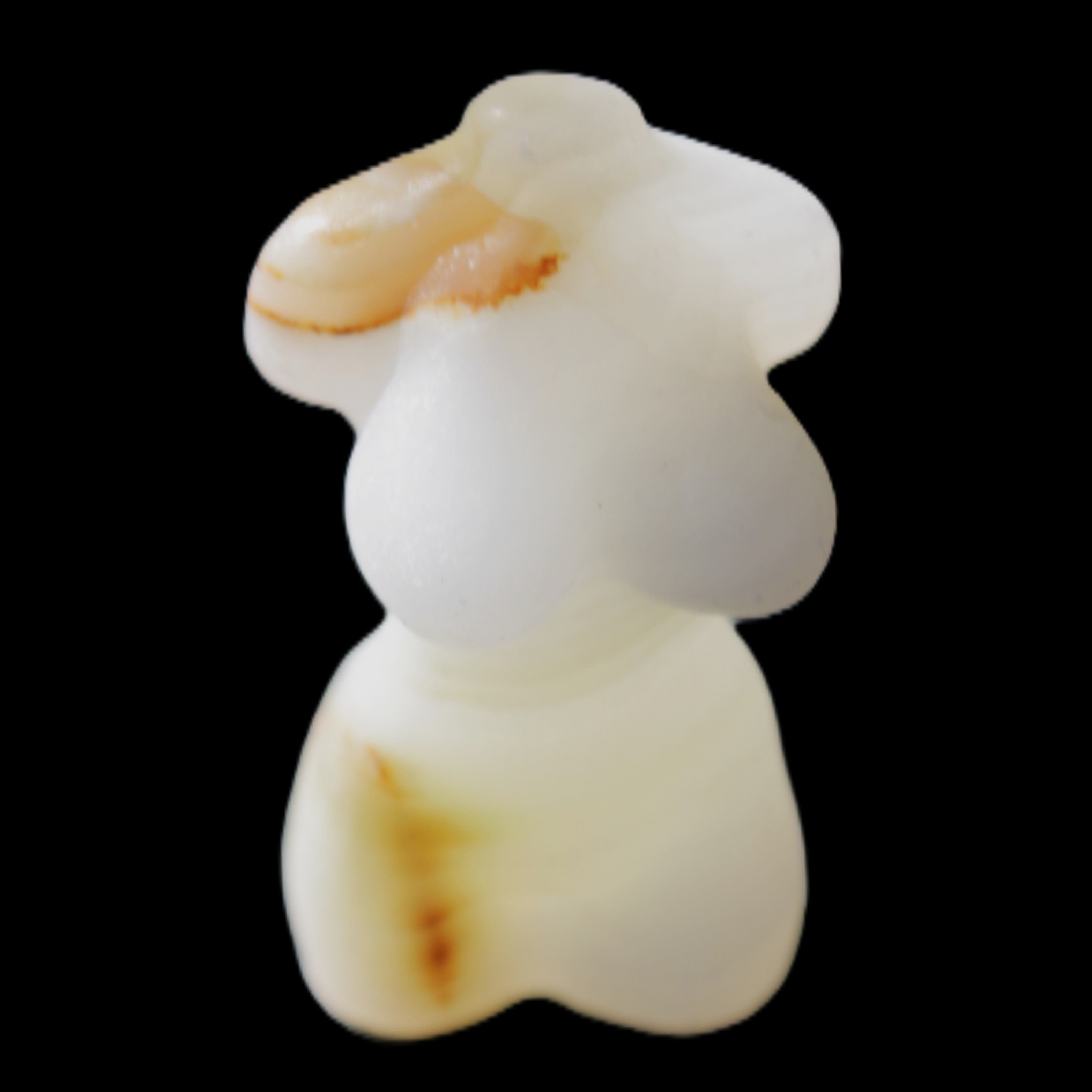 Afghan Jade Hand-carved crystal goddess 42-47mm 20-30g