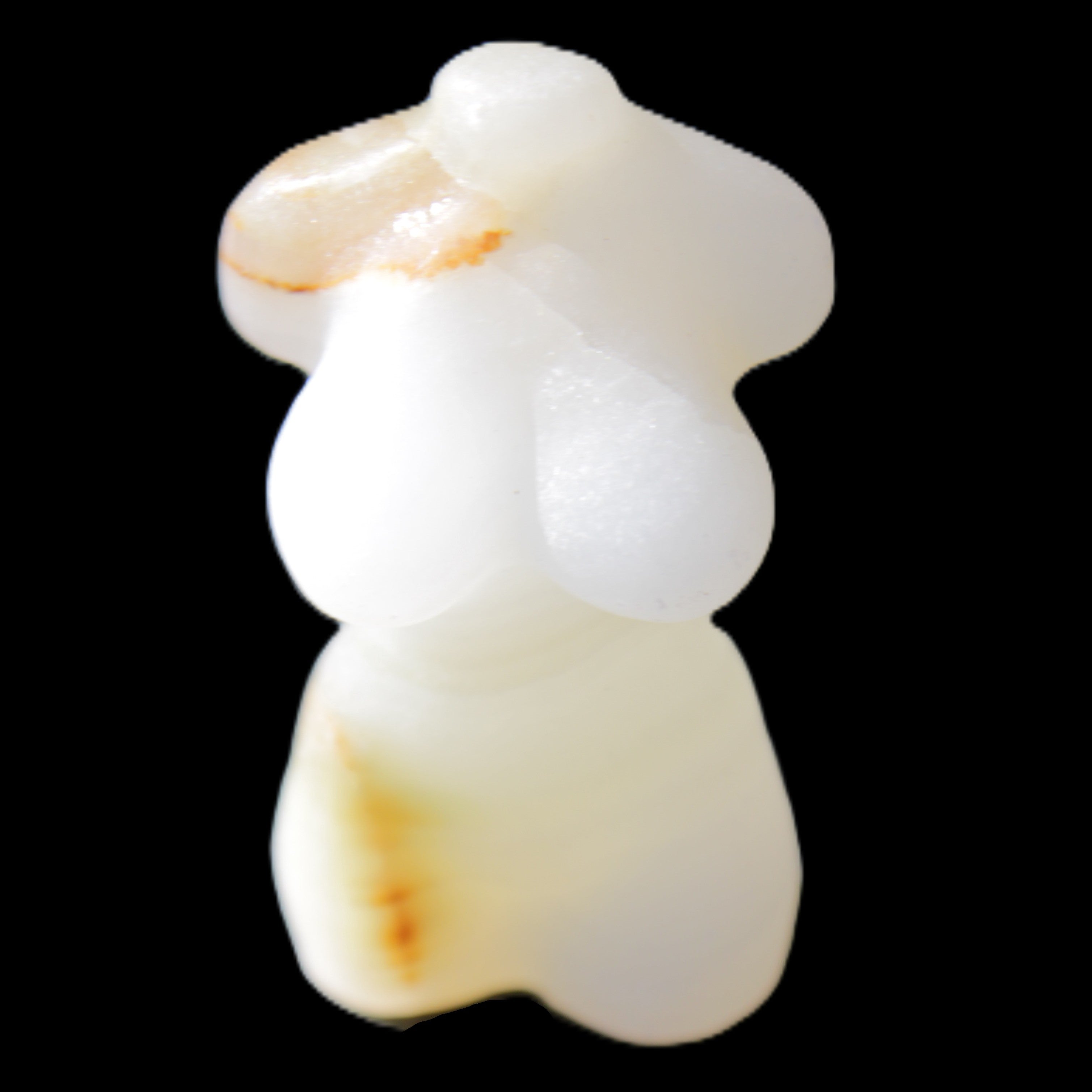 Afghan Jade Hand-carved crystal goddess 42-47mm 20-30g