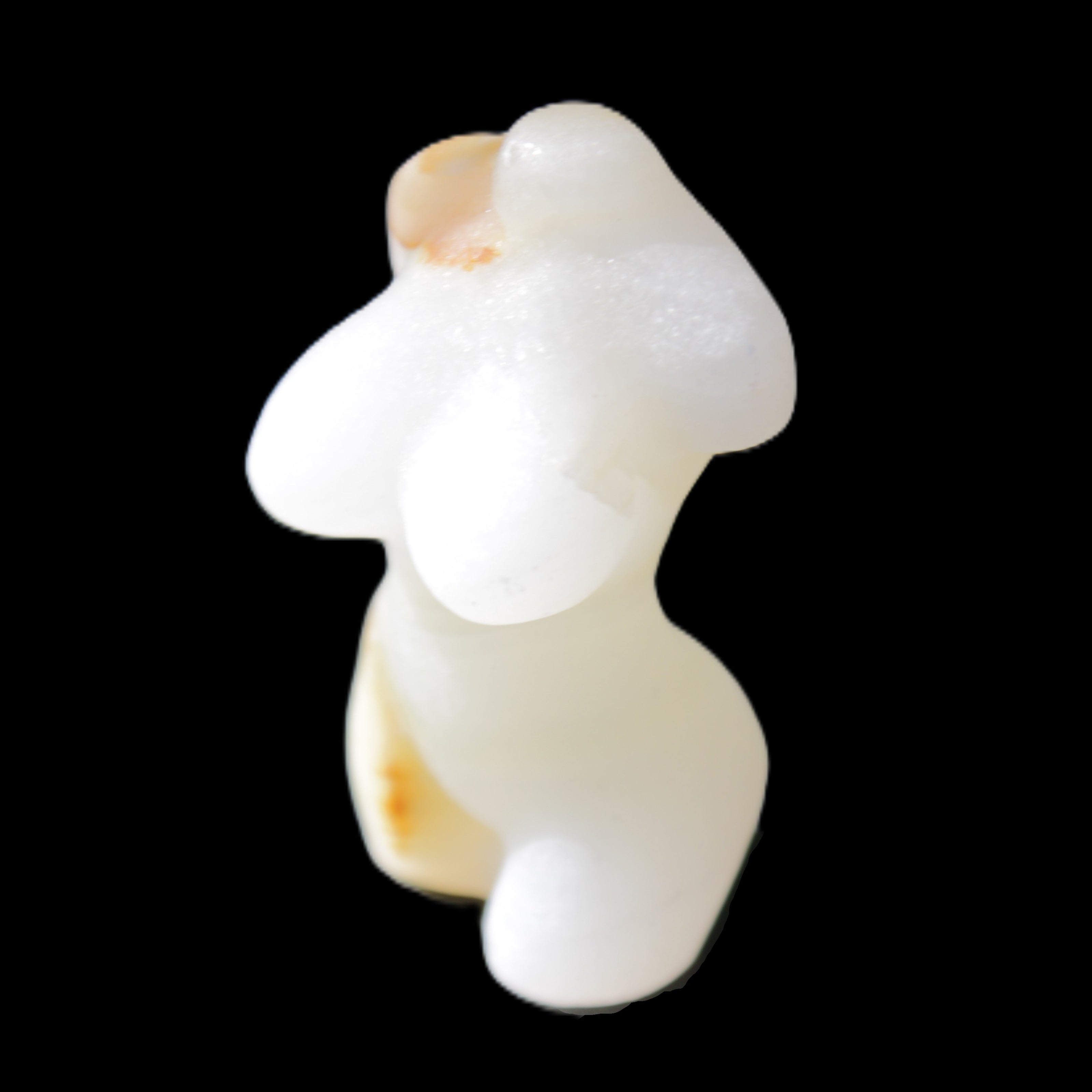 Hand-carved crystal goddess 42-47mm 20-30g in sunlight - Rocks and Things Store