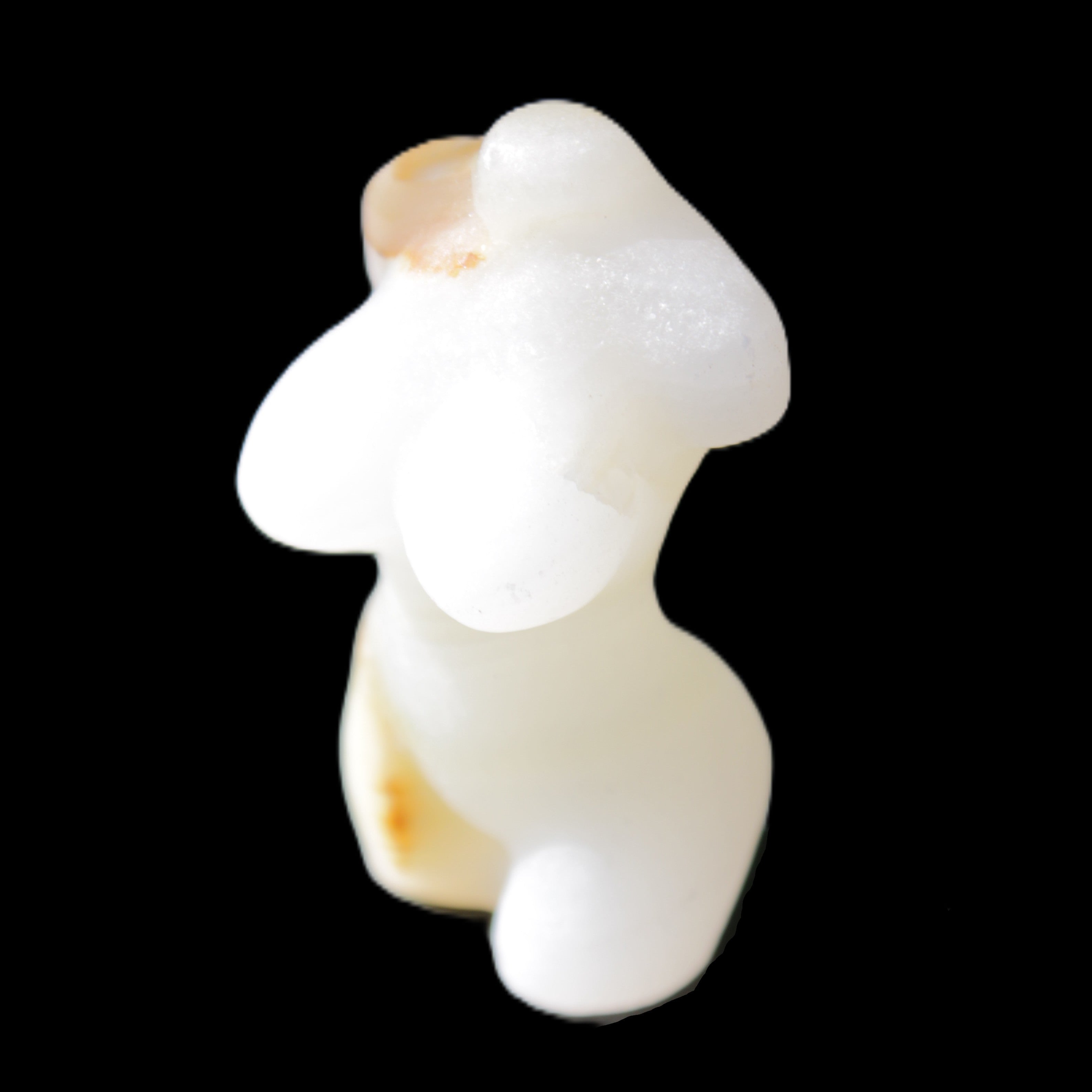 Hand-carved crystal goddess 42-47mm 20-30g in sunlight - Rocks and Things Store