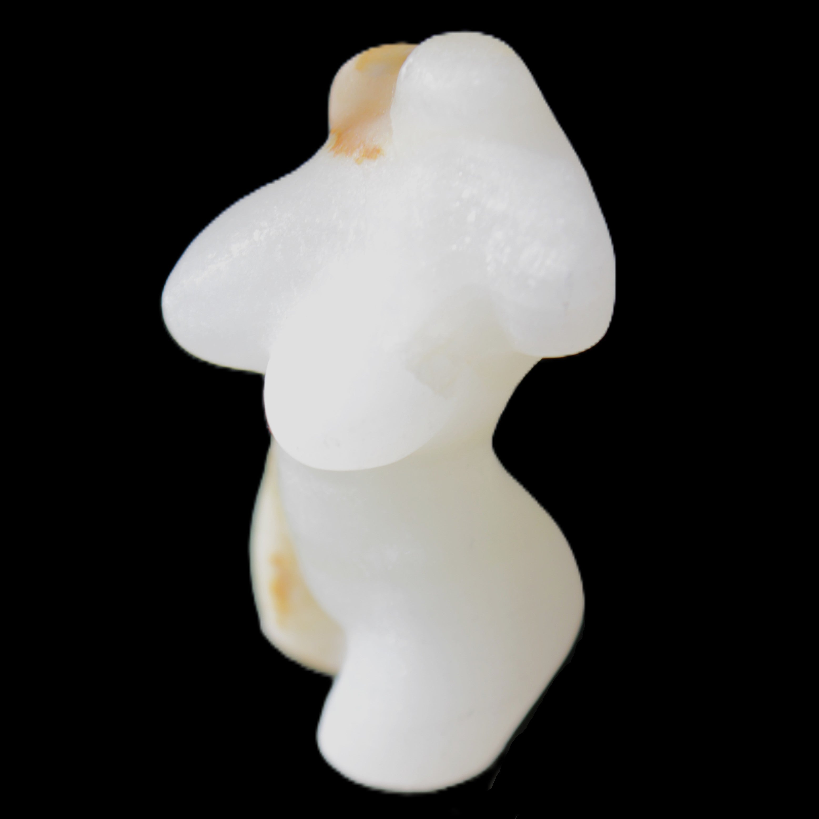 Hand-carved crystal goddess 42-47mm 20-30g in sunlight - Rocks and Things Store