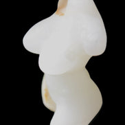 Hand-carved crystal goddess 42-47mm 20-30g in sunlight - Rocks and Things Store