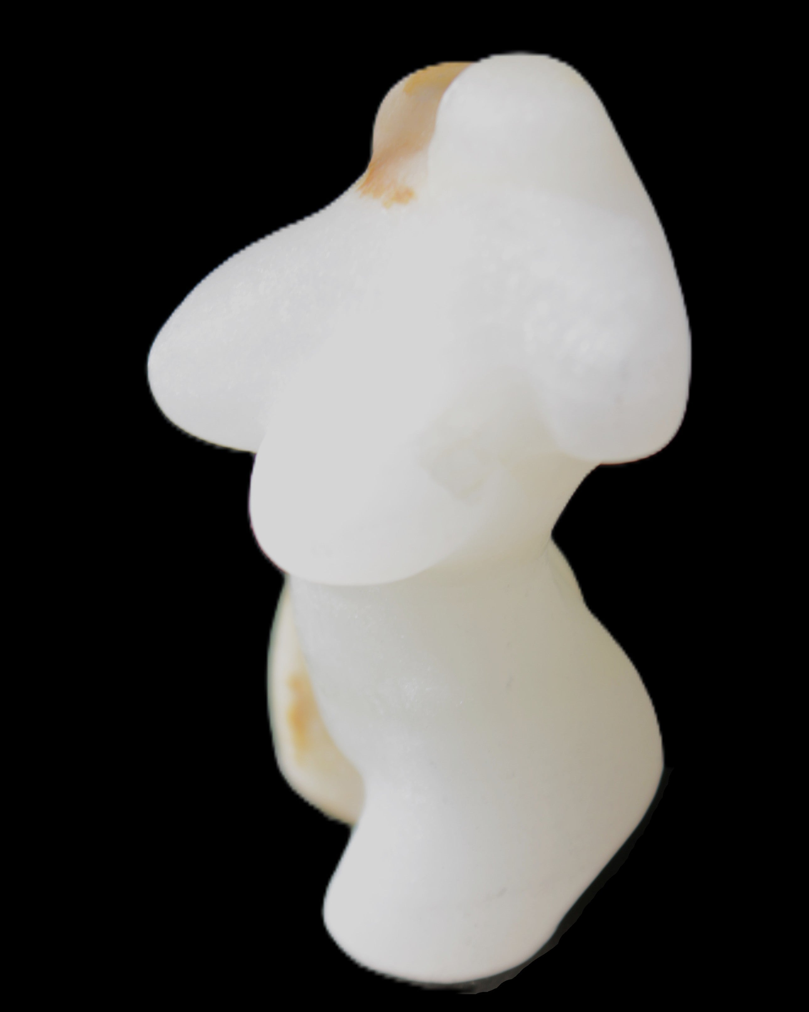 Hand-carved crystal goddess 42-47mm 20-30g in sunlight - Rocks and Things Store