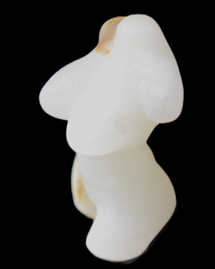 Hand-carved crystal goddess 42-47mm 20-30g in sunlight - Rocks and Things Store