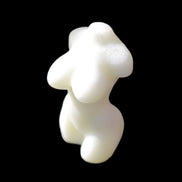 Hand-carved crystal goddess 42-47mm 20-30g in sunlight - Rocks and Things Store