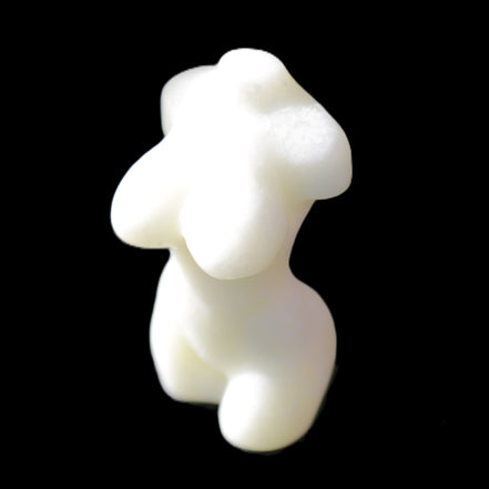 Hand-carved crystal goddess 42-47mm 20-30g in sunlight - Rocks and Things Store