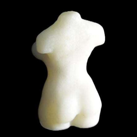 Hand-carved crystal goddess 42-47mm 20-30g in sunlight - Rocks and Things Store