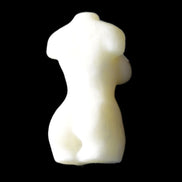 Hand-carved crystal goddess 42-47mm 20-30g in sunlight - Rocks and Things Store