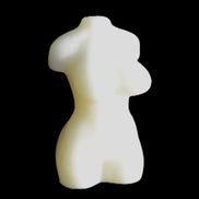 Hand-carved crystal goddess 42-47mm 20-30g in sunlight - Rocks and Things Store