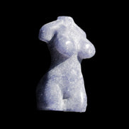 Hand-carved crystal goddess 42-47mm 20-30g in sunlight - Rocks and Things Store