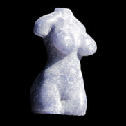 Hand-carved crystal goddess 42-47mm 20-30g in sunlight - Rocks and Things Store