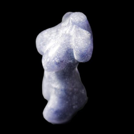 Hand-carved crystal goddess 42-47mm 20-30g in sunlight - Rocks and Things Store