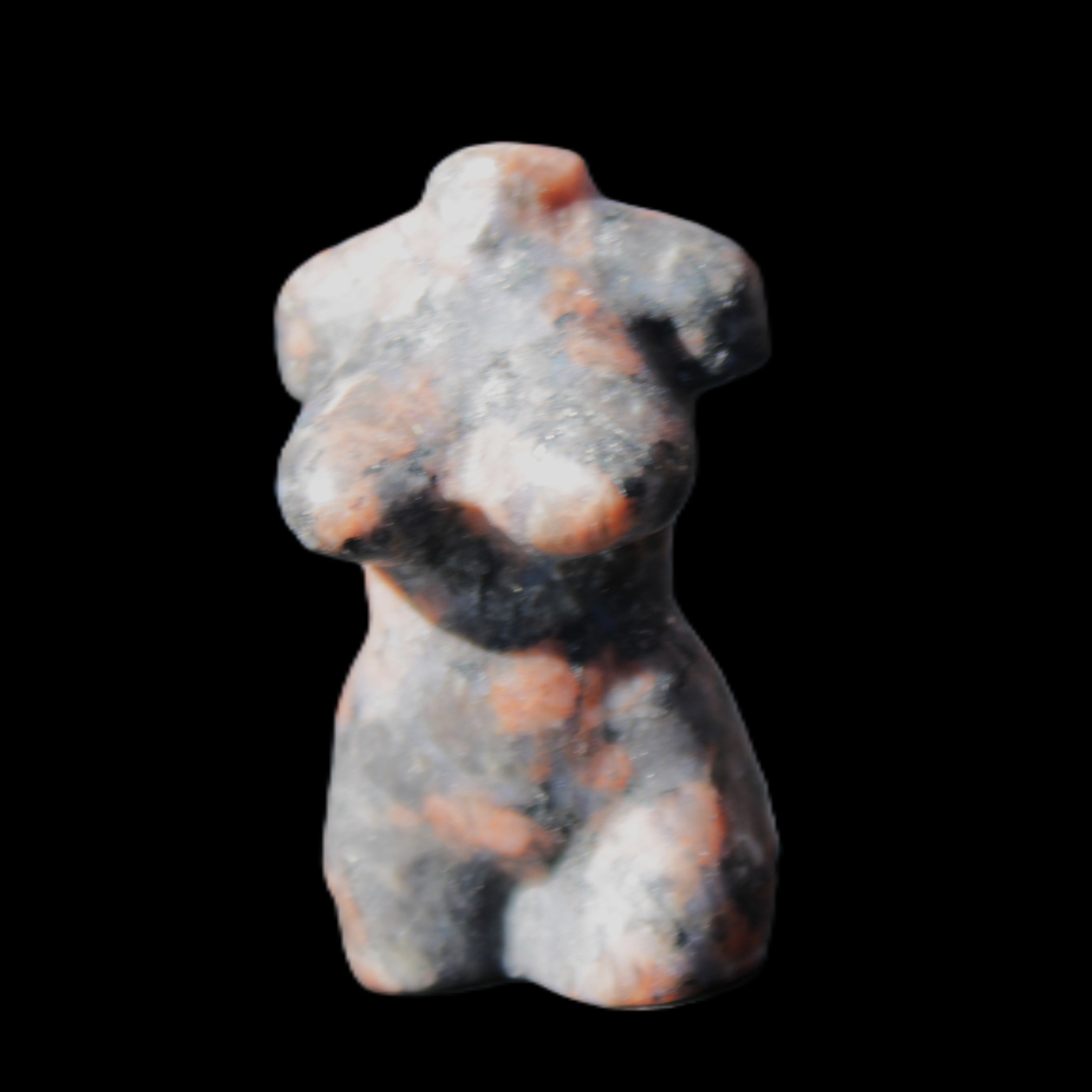 Hand-carved crystal goddess 42-47mm 20-30g in sunlight - Rocks and Things Store