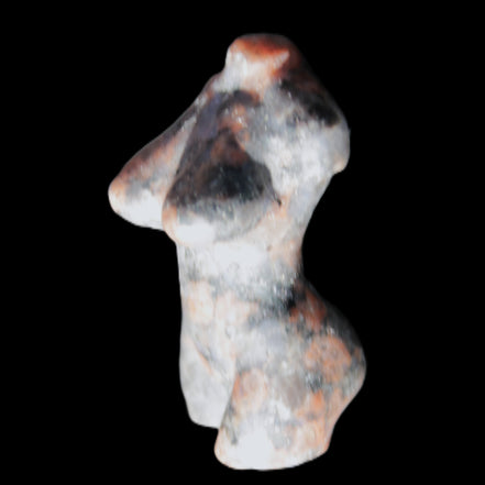 Hand-carved crystal goddess 42-47mm 20-30g in sunlight - Rocks and Things Store