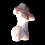 Hand-carved crystal goddess 42-47mm 20-30g in sunlight - Rocks and Things Store