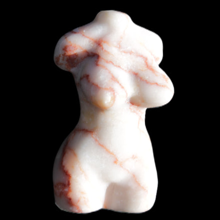 Hand-carved crystal goddess 42-47mm 20-30g in sunlight - Rocks and Things Store