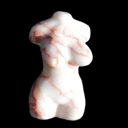 Hand-carved crystal goddess 42-47mm 20-30g in sunlight - Rocks and Things Store