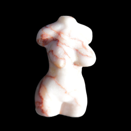 Hand-carved crystal goddess 42-47mm 20-30g in sunlight - Rocks and Things Store