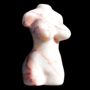 Hand-carved crystal goddess 42-47mm 20-30g in sunlight - Rocks and Things Store