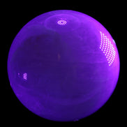 Large Pink Fluorite sphere 150mm 4760g in UV light - Rocks and Things Store