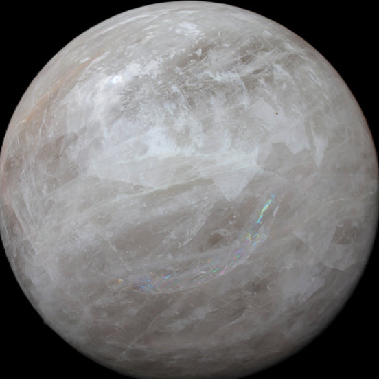Large Pink Fluorite sphere 150mm 4760g in sunlight - Rocks and Things Store