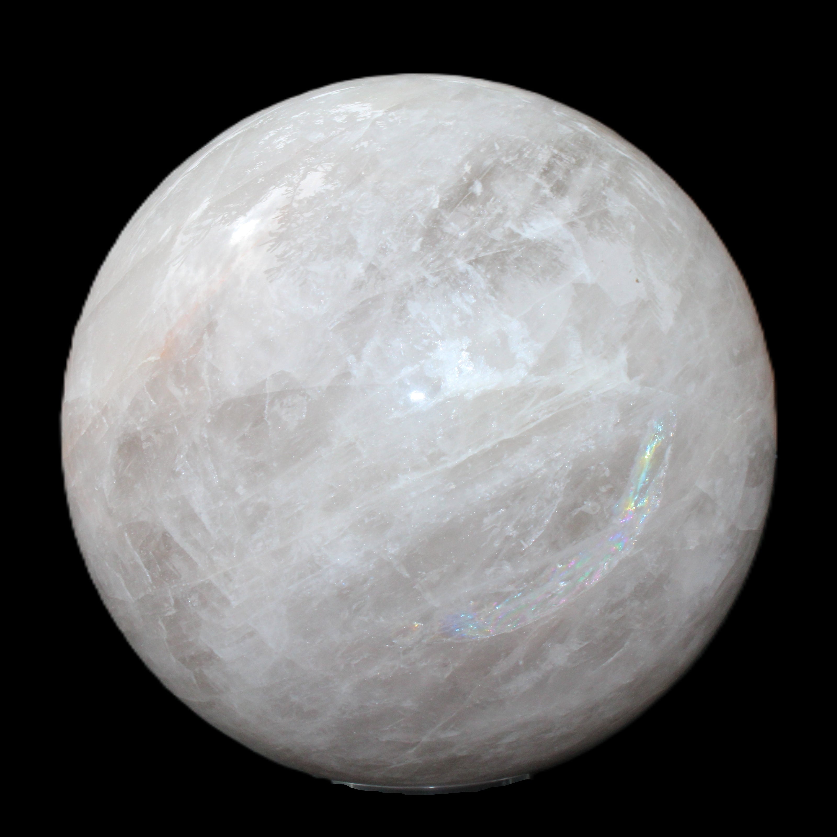 Large Pink Fluorite sphere 150mm 4760g in sunlight - Rocks and Things Store