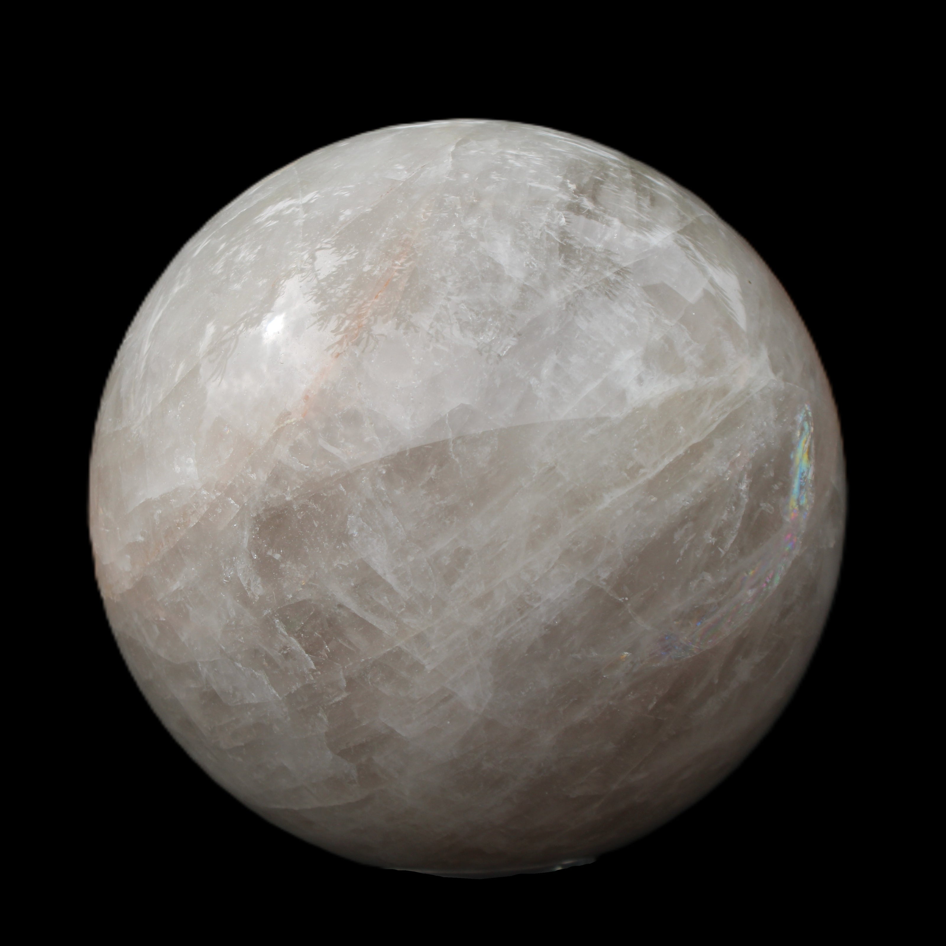 Large Pink Fluorite sphere 150mm 4760g in sunlight - Rocks and Things Store