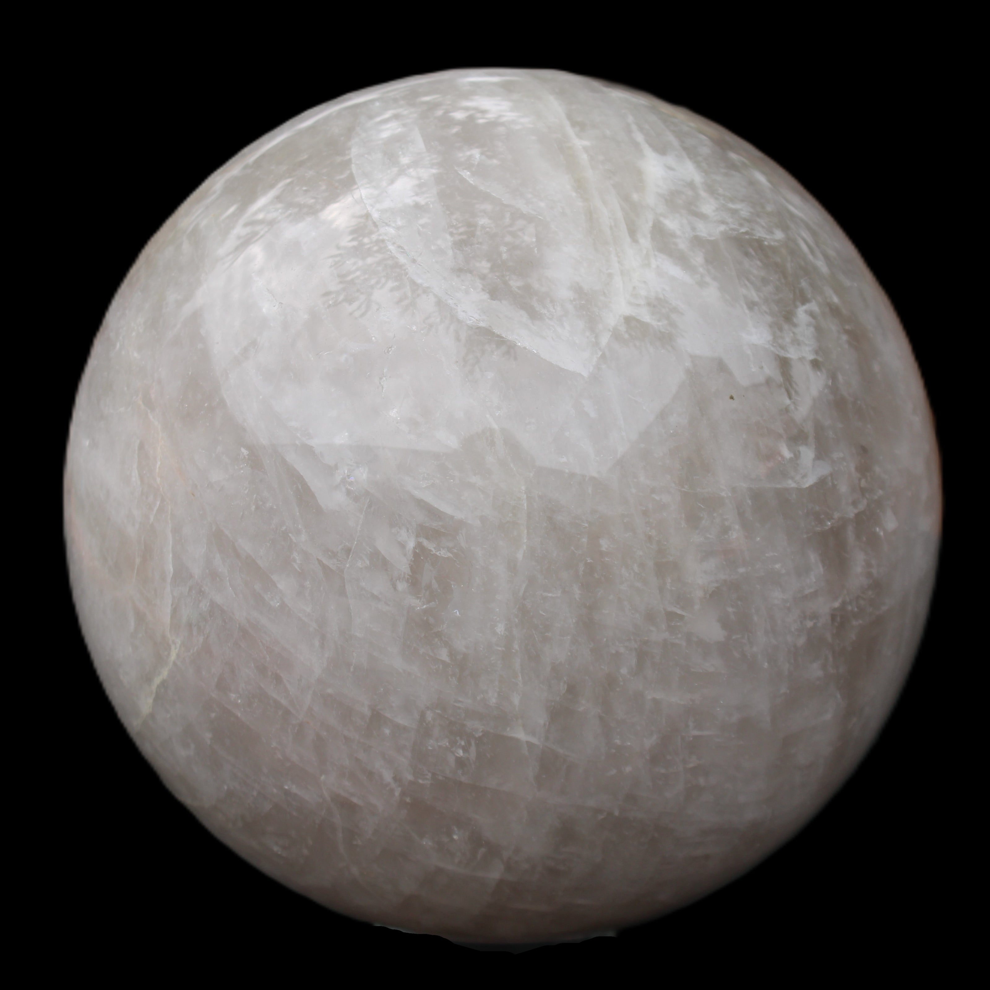 Large Pink Fluorite sphere 150mm 4760g in sunlight - Rocks and Things Store