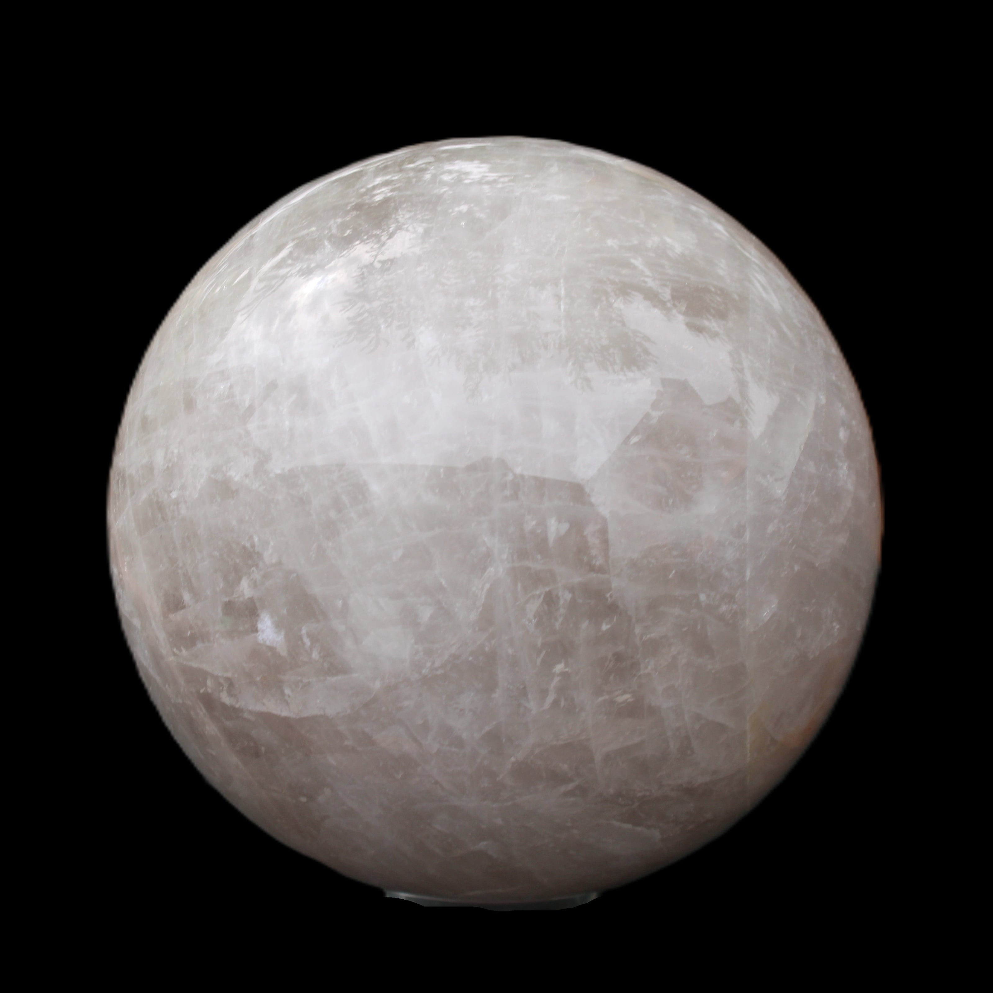 Large Pink Fluorite sphere 150mm 4760g in sunlight - Rocks and Things Store