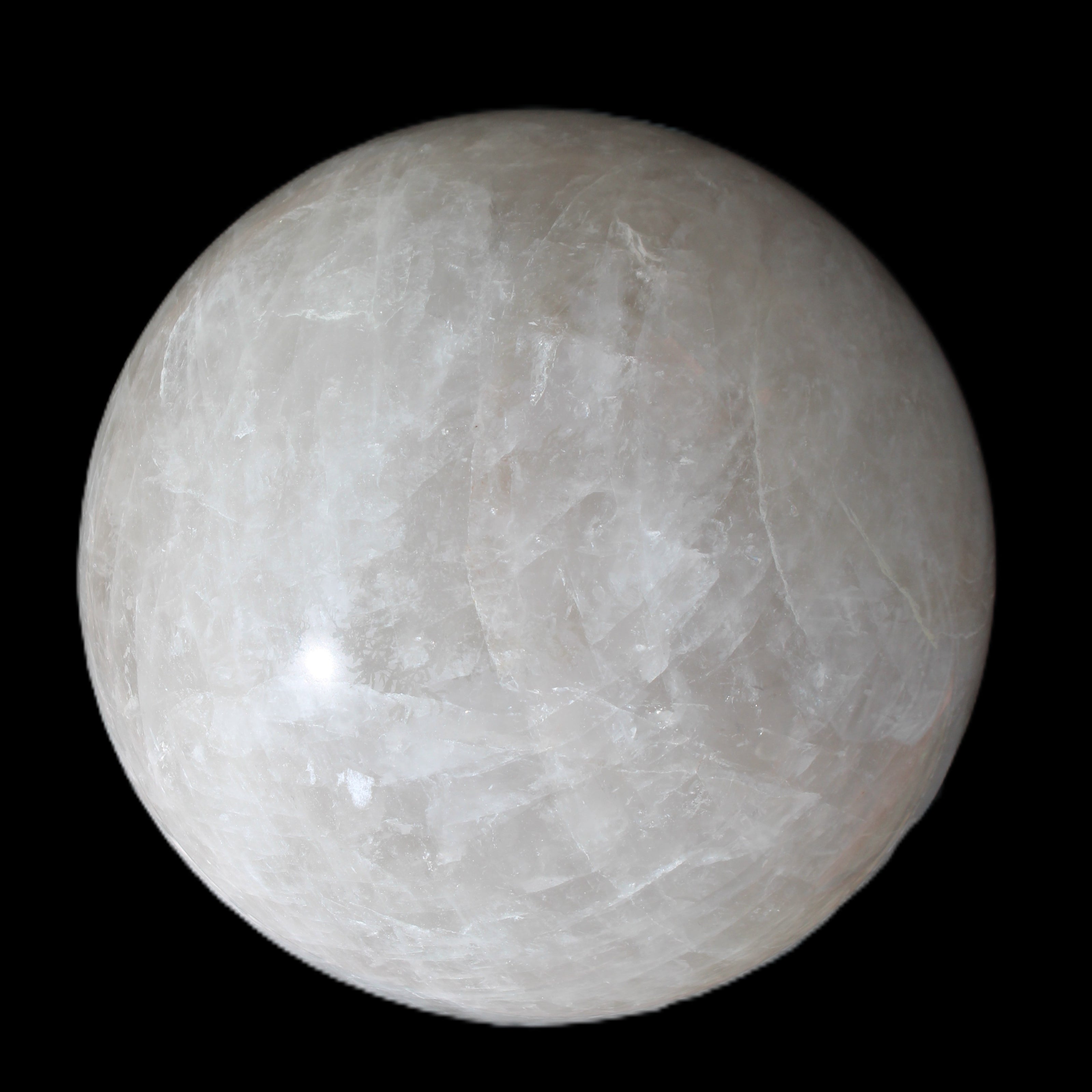 Large Pink Fluorite sphere 150mm 4760g in sunlight - Rocks and Things Store