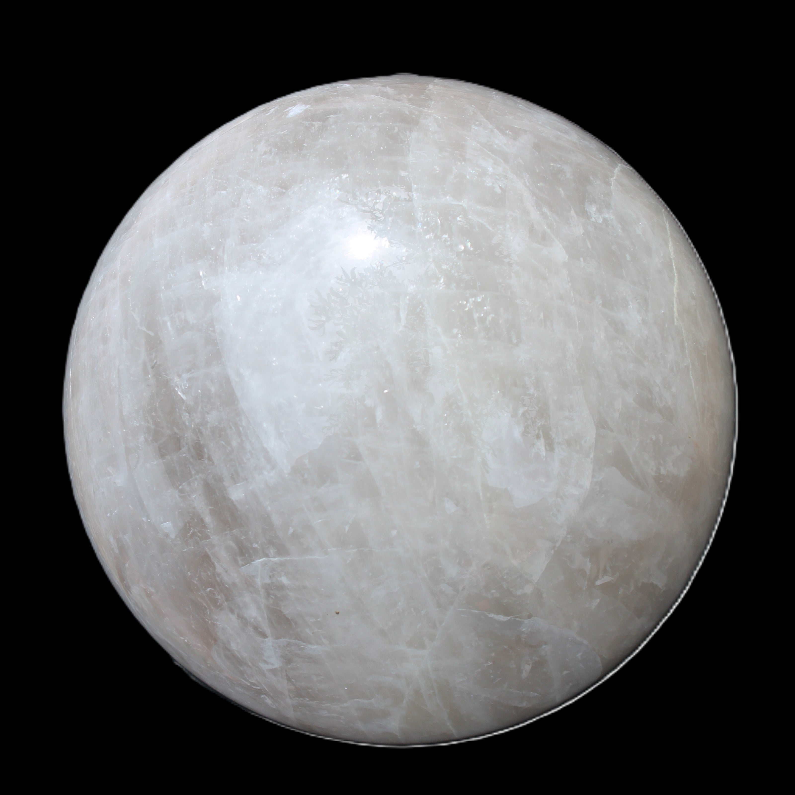 Large Pink Fluorite sphere 150mm 4760g in sunlight - Rocks and Things Store