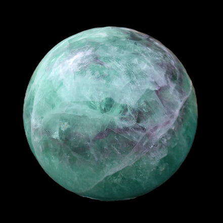 Rainbow Fluorite sphere 130mm 3740g in sunlight - Rocks and Things Store