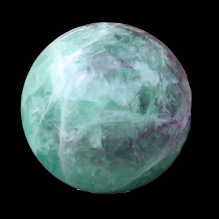 Rainbow Fluorite sphere 130mm 3740g in sunlight - Rocks and Things Store