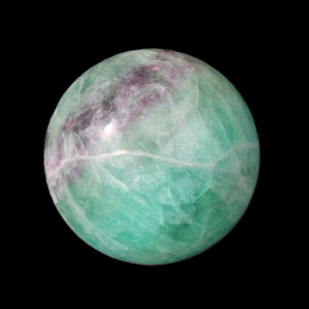 Rainbow Fluorite sphere 130mm 3740g in sunlight - Rocks and Things Store